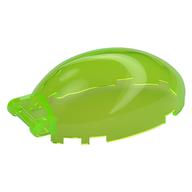 Windscreen 6 × 4 × 2 1/3 Bubble Canopy with Handle Transparent-Hellgrün
