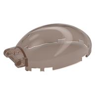 Windscreen 6 × 4 × 2 1/3 Bubble Canopy with Handle Trans-Brown