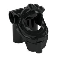 Helmet Underwater / Space, Breathing Apparatus with Pin Holes Schwarz