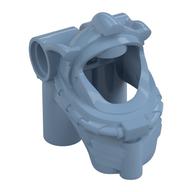 Helmet Underwater / Space, Breathing Apparatus with Pin Holes Sandblau