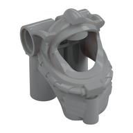 Helmet Underwater / Space, Breathing Apparatus with Pin Holes Hellblaugrau