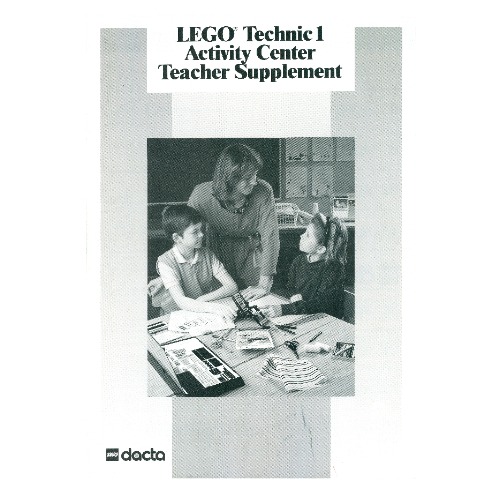 Teacher Supplement, LEGO Technic 1 Activity Center [Keine Farbe/Beliebige Farbe]