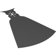 Large Figure Cape, Pointed Collar with Black Back (Zurg) Rot