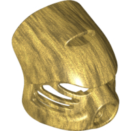 Large Figure Mask Hau (Stars) Pearl Gold