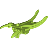 Large Figure Limb Cover, Armor with 2 Small Claws Lime