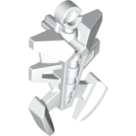Large Figure Torso Cover, Armor, Small Triangular with Pincer End Weiß