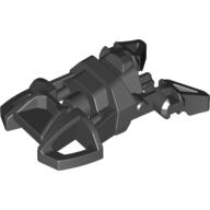 Large Figure Foot, Small with Axle Connector Schwarz