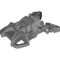 Large Figure Foot, Small with Axle Connector Mattsilber