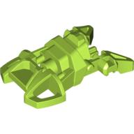 Large Figure Foot, Small with Axle Connector Lime