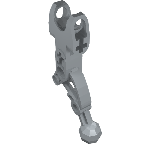 Large Figure Skeletal, Limb, Angular with Ball Joint and Ball Socket Perlhellgrau