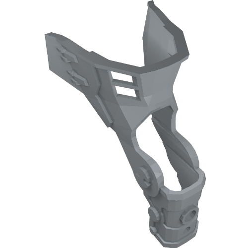 Large Figure Limb Cover, Leg Guard in Perlhellgrau