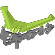 Large Figure Weapon, Energized Harpoon with Lime Boomerang Perlhellgrau