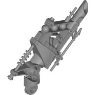 Large Figure Weapon Gun, Heavy Metal Shooter Arm Mattsilber