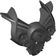 Large Figure Chest Cover, Armour with Double Spiked Shoulders Black