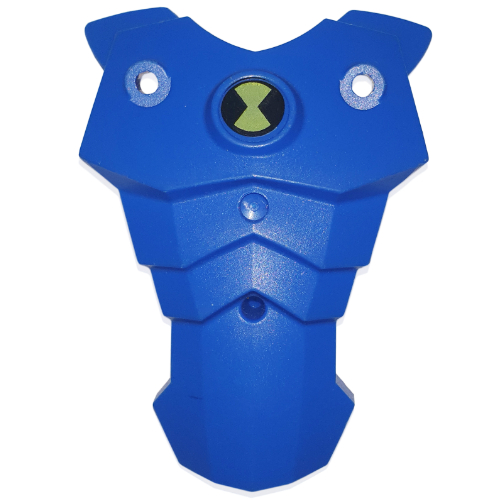 Large Figure Torso Cover, with Raised Center Circle and Ben 10 Print Blau