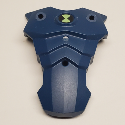 Large Figure Torso Cover, with Raised Center Circle and Ben 10 Print Dunkelblau