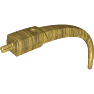 Large Figure Tail / Horn Perlgold
