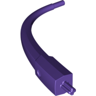 Large Figure Tail / Horn Dark Purple
