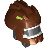 Large Figure Head, Humungousaur with White Teeth Print Reddish Brown