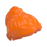 Hair Ponytail and Swept Sideways Fringe Orange
