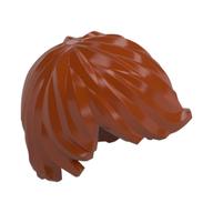 Hair Tousled with Side Part Dunkelorange