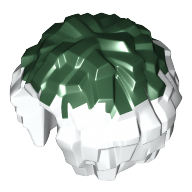 Equipment Cheerleader Pom Pom with Green Top White