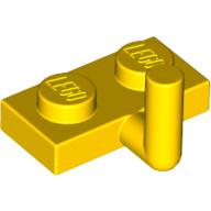 Plate Special 1 × 2 with Bar Up [Horizontal Arm 5mm] Yellow