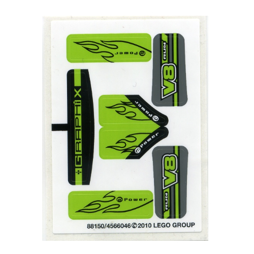Stickerbogen für Set 8192-1 [Keine Farbe/Beliebige Farbe]