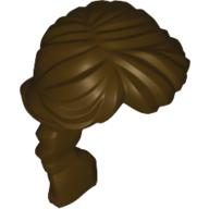 Hair Ponytail Long French Braided Dunkelbraun