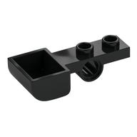 Launcher, 1 × 4 with 1 × 2 Plate with Pin Hole and Bucket (Catapult) Schwarz