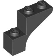 Stein Bogen 1 × 3 × 2 Schwarz