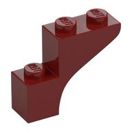 Stein Bogen 1 × 3 × 2 Dunkelrot