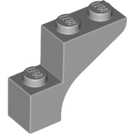 Stein Bogen 1 × 3 × 2 Hellblaugrau