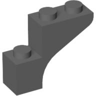 Stein Bogen 1 × 3 × 2 Dunkelblaugrau