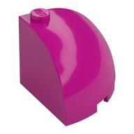 Brick Round Corner 3 × 3 × 2 Dome Top Magenta