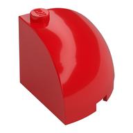 Brick Round Corner 3 × 3 × 2 Dome Top Red