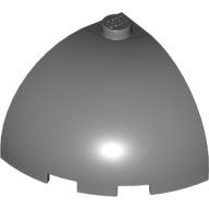 Brick Round Corner 3 × 3 × 2 Dome Top Dark Bluish Gray