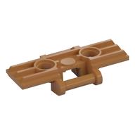 Technic Link Tread Wide with Two Pin Holes, Reinforced Mittelnougat