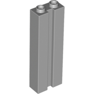 Stein speziell 1 × 2 × 5 mit Rille