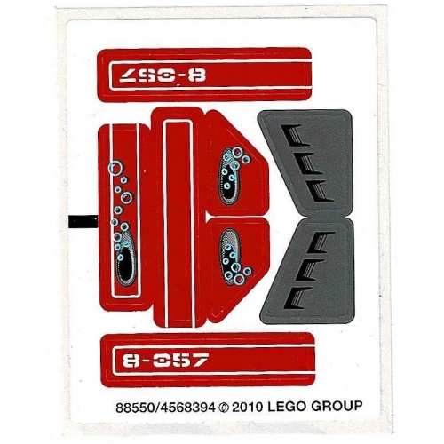 Stickerbogen für Set 8057-1 [Keine Farbe/Beliebige Farbe]