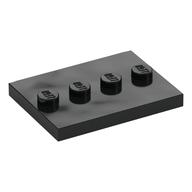 Plate Special 3 × 4 with 1 × 4 Center Studs [Plain]