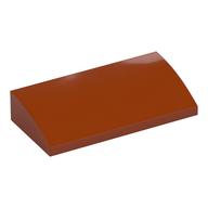 Brick Curved 2 × 4 × 2/3 No Studs, with Bottom Tubes Dark Orange