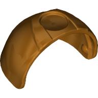 Headwear Accessory Visor [Large with Trapezoid Top] Metallic-Gold