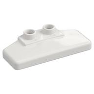 Duplo Rear Spoiler 2 × 4 × 1 / 2 [Plain] Weiß