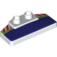 Duplo Rear Spoiler 2 × 4 × 1 / 2 with Buzz Lightyear Wings Print Weiß