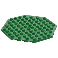 Plate Special 10 × 10 Octagonal with Hole Grün