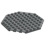 Plate Special 10 × 10 Octagonal with Hole Dark Bluish Gray