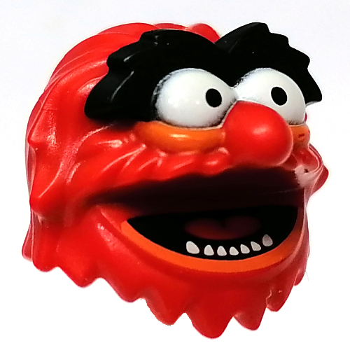 Minifigur-Kopf speziell (Tier) Rot