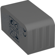 Battery Pack, Rechargeable, 9V 150mAh for Energy Display Dunkelblaugrau