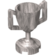 Equipment Trophy Cup [Plain] Metallic Silver